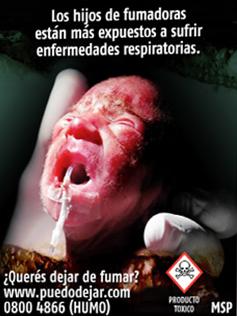 Uruguay 2009 ETS Baby - Respiratory diseases